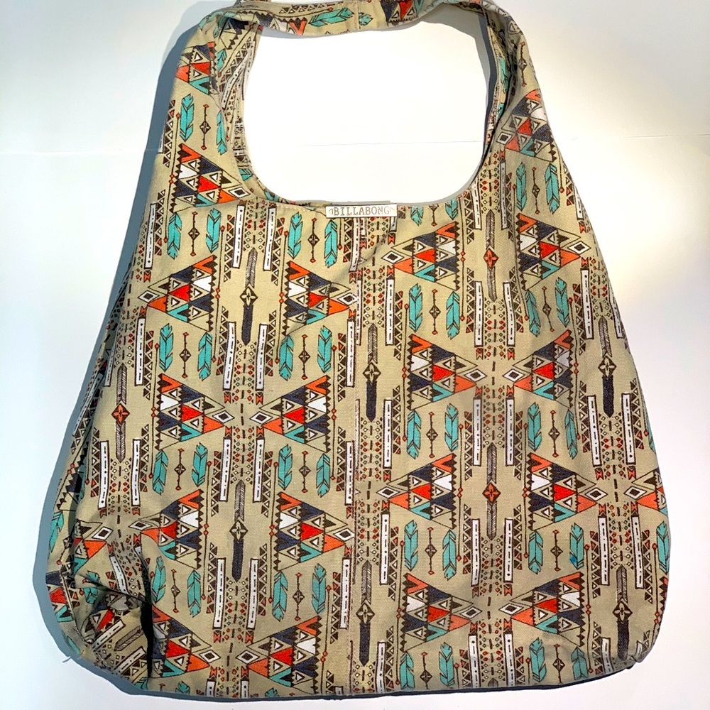 EUC Billabong Hobo Aztec Tribal Hobo Bag